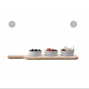 LSA International Bowl Set & Oak Paddle